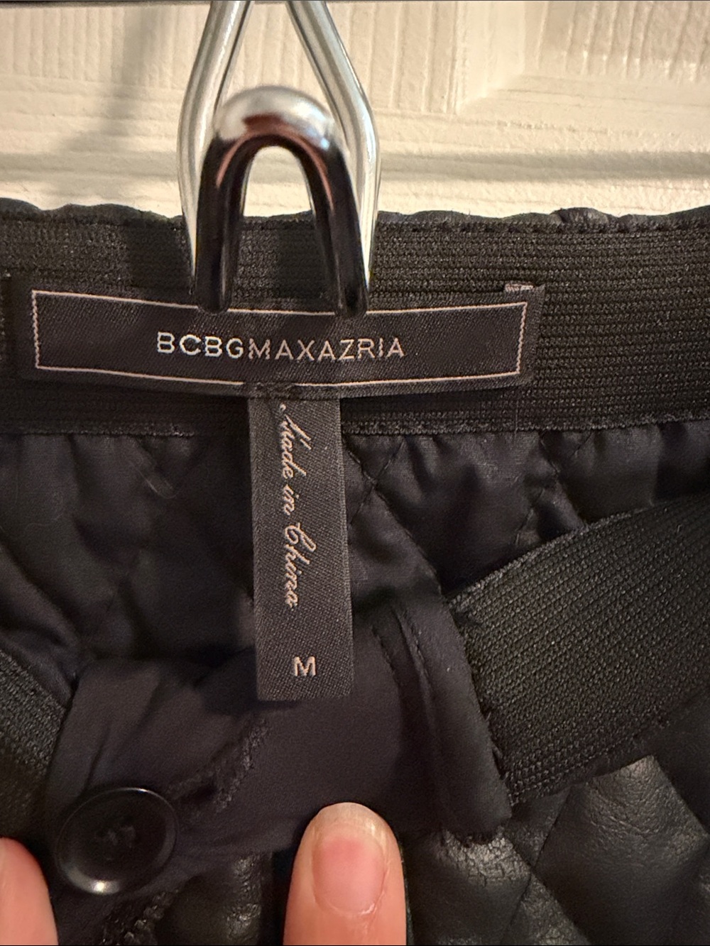 BCBG MaxAzria Faux Leather Mini - Picture 3 of 9